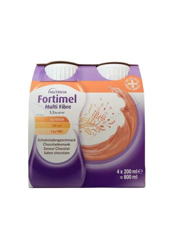 FORTIMEL Multifibre 1.5 kcal Schokoladengeschmack 4x 200ml